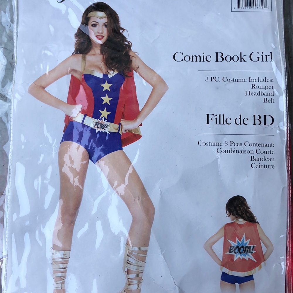Comic Book Girl Adult Costume! New! - Picture 1 of 5